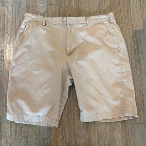 J. Crew Men's Khaki Flat Front Short Size 38